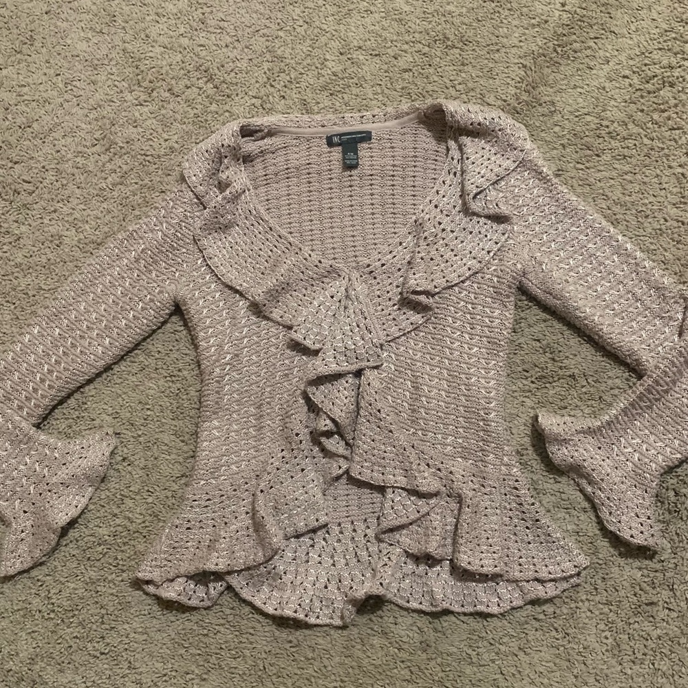 INC International Concepts Cardigan Sweater Petite Medium